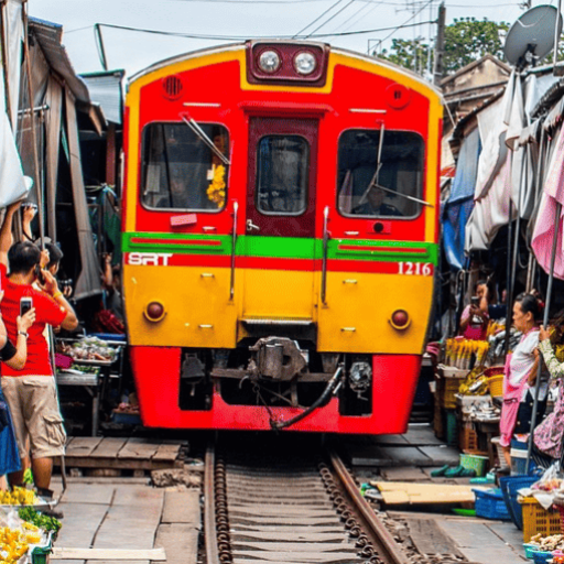 ภาพสไลด์ตลาดรถไฟร่มหุบ (1)